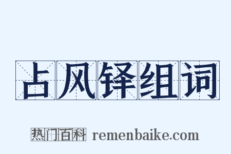 占风铎组词是什么意思的图片